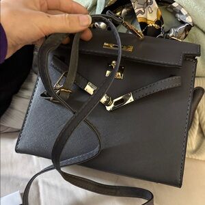 Grey Handbag Kelly inspired